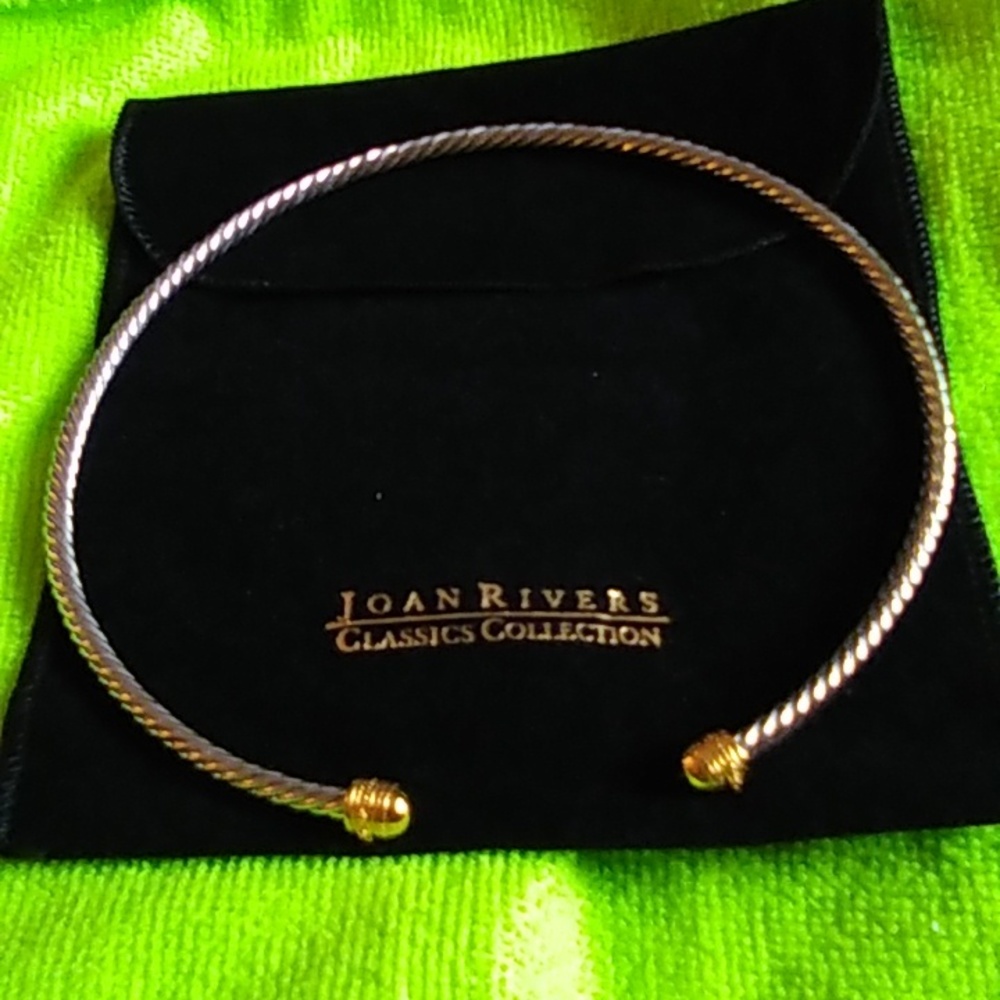 Joan River's Silver/Gold Tone 18" Choker